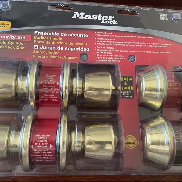 Gold Security Set - Picture 1 of 2